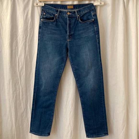 MOTHER jeans The Saint Straight Leg Violets are Blue wash, high rise, Size 26 - Picture 2 of 15